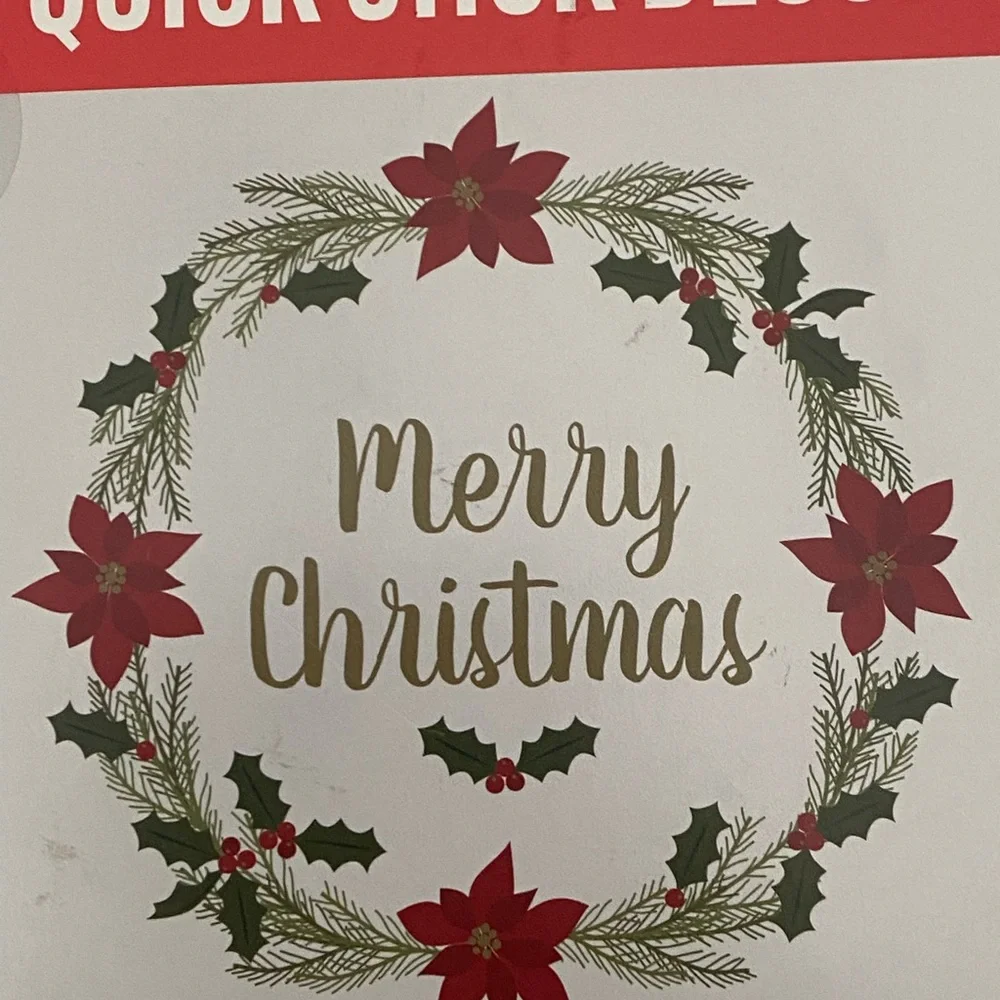 Decorative‎ Merry Christmas Antlers Sticker Decor